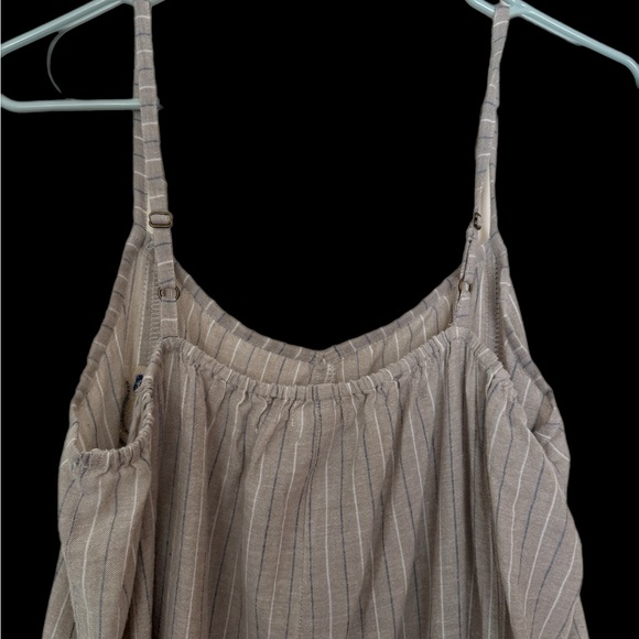 👖Cost Plus World Market Striped Jumpsuit with Floral Embroidery and pockets! - Picture 10 of 10